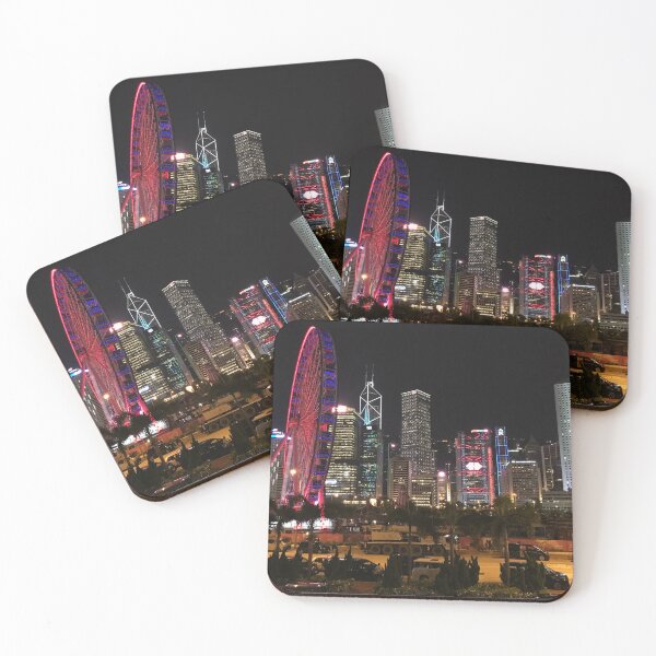 Item preview, A night view of Central in Hong Kong  designed and sold by aiko-p.