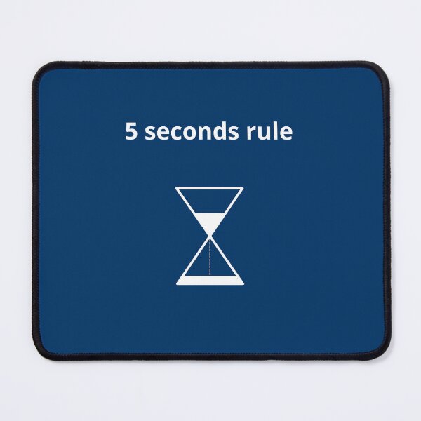 Item preview, Inspirational '5 Second Rule' Poster designed and sold by M-T-Power.