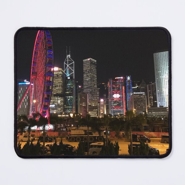 Item preview, A night view of Central in Hong Kong designed and sold by aiko-p.
