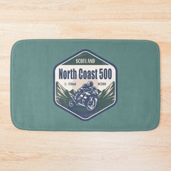 Item preview, North Coast 500 NC500 Scotland Motorcycling Mountain Design designed and sold by CynthiaGraphics.