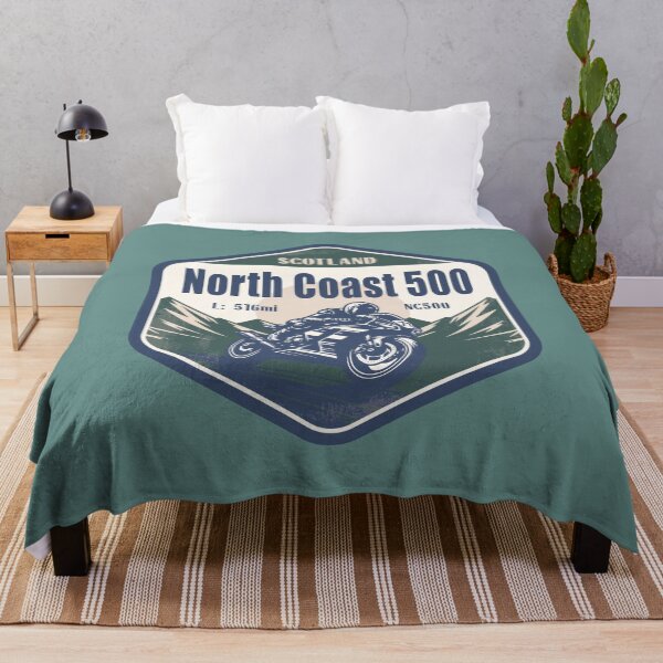 Item preview, North Coast 500 NC500 Scotland Motorcycling Mountain Design designed and sold by CynthiaGraphics.