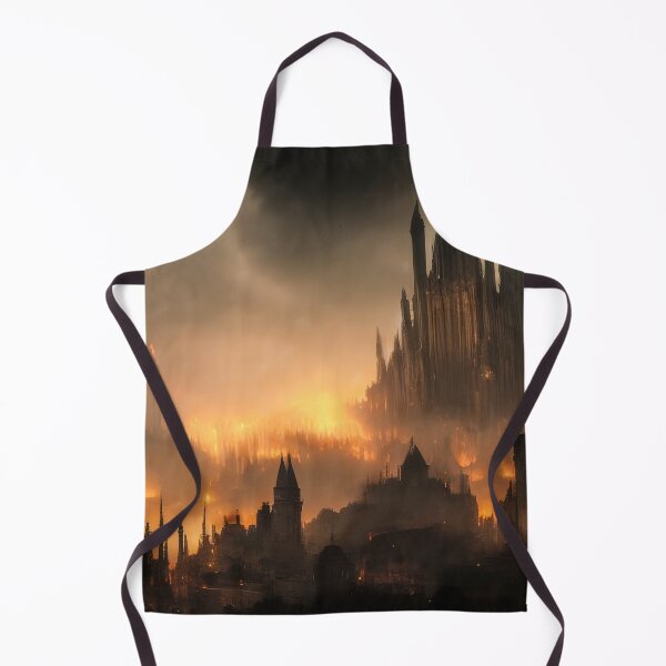 Item preview, Medieval Gothic City on Fire designed and sold by Adrian I Barnett.