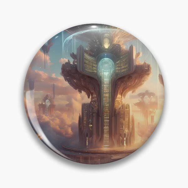 Item preview, Lumina's Floating Libraries at Dawn designed and sold by LivingArtClips.