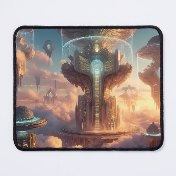 Item preview, Lumina's Floating Libraries at Dawn designed and sold by LivingArtClips.