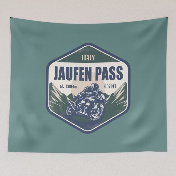Item preview, Jaufen Pass Italy Motorcycling Mountain Design designed and sold by CynthiaGraphics.