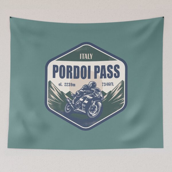 Item preview, Pordoi Pass Italy Motorcycling Mountain Design designed and sold by CynthiaGraphics.