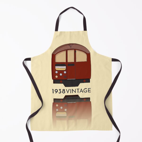 Item preview,  Old Vintage London Tube Train Stock Underground Train Silver Red Vintage Minimal designed and sold by KarenBakerArt.