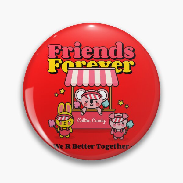 Item preview, Friends Forever - Cotton Candy designed and sold by TeeTimeStories.