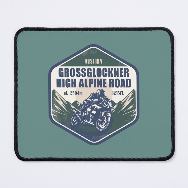 Item preview, Grossglockner High Alpine Road Austria Motorcycling Mountain Design designed and sold by CynthiaGraphics.
