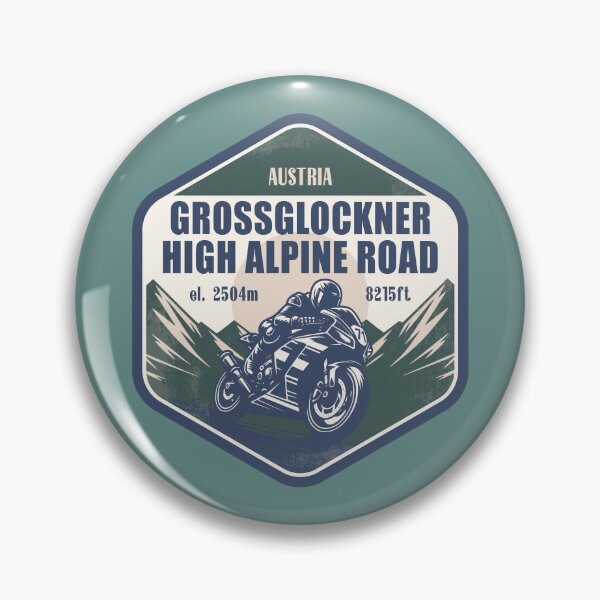 Artikelvorschau, Großglockner Hochalpenstraße Österreich Motorradfahren Berg Design entworfen und verkauft von CynthiaGraphics.