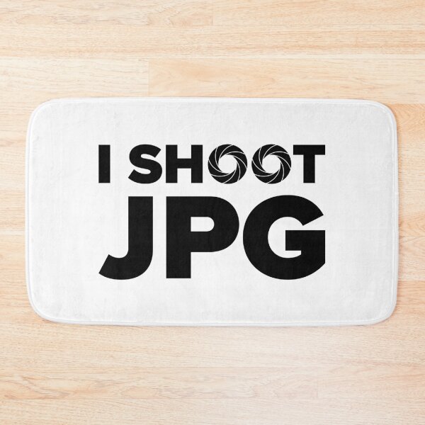 Item preview, I Shoot JPG V1 (Black Text) designed and sold by STUDIO-72.