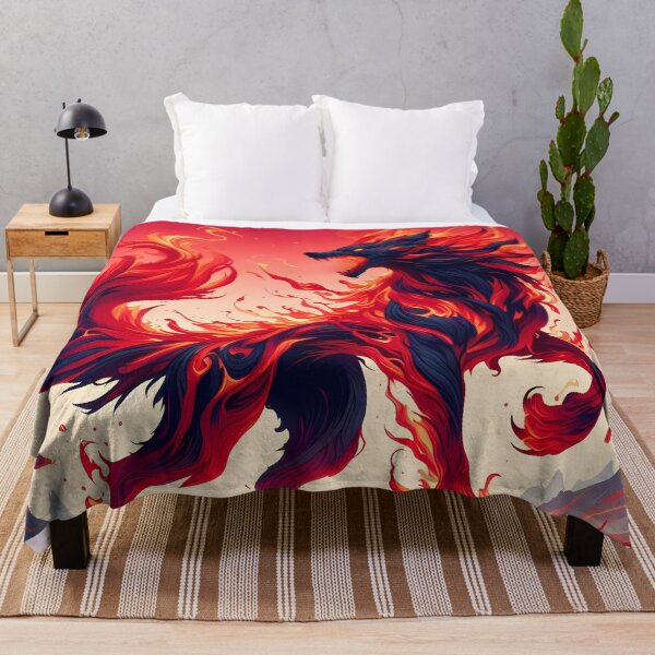 Item preview, Lava Fire Wolf, Ai Generated Art  designed and sold by ACC .