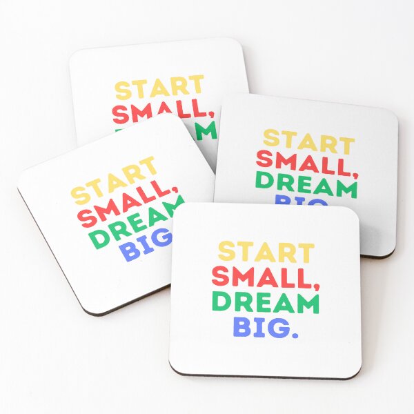 Item preview, Start Small, Dream Big. (Mood Colors) - Pocket ver. designed and sold by MoodThreads.