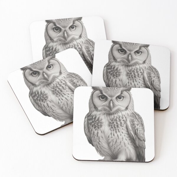 Item preview, Owl Digital Sketch Art designed and sold by imanshu.
