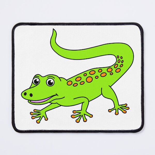 Item preview, Cute Happy Green Gecko Lizard animal designed and sold by micarto.