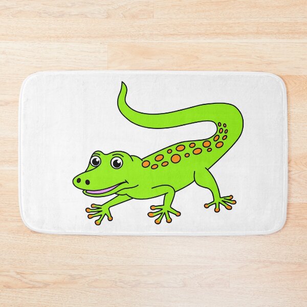 Item preview, Cute Happy Green Gecko Lizard animal designed and sold by micarto.
