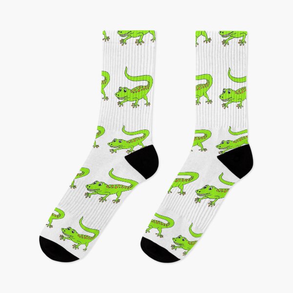 Item preview, Cute Happy Green Gecko Lizard animal designed and sold by micarto.