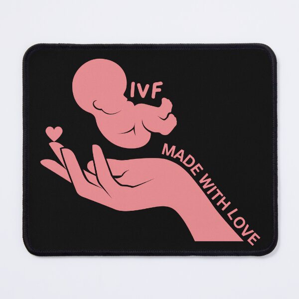 Item preview, IVF Awareness Fertility Support Fetus with Love Graphic designed and sold by MTJ-Mushrooms.