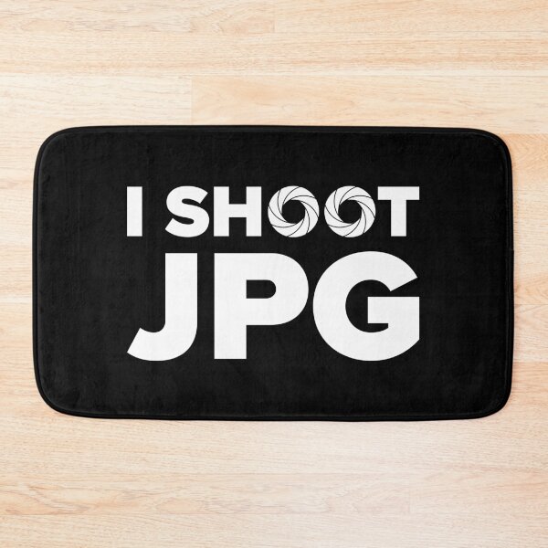 Item preview, I Shoot JPG V1 (White Text) designed and sold by STUDIO-72.