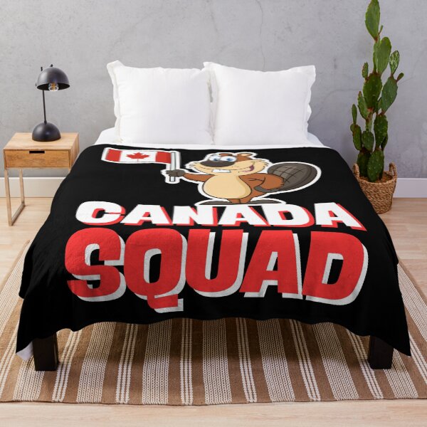 Artikelvorschau, Happy Canada Day Beaver Squad Lustige kanadische Ahornflagge entworfen und verkauft von BunBuntheDog-.