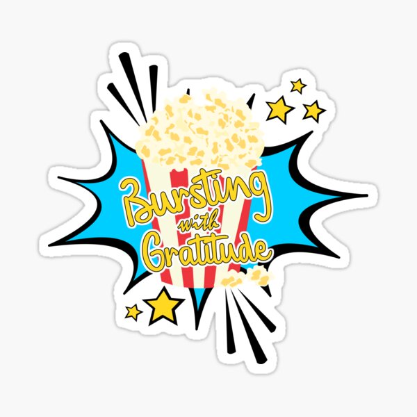Item preview, Popcorn, Bursting with Gratitude Funny Mask Masks Mouth Nose Mouthguard Sayings Nose Protection Face Mask Funny Sayings Unisex Motif designed and sold by Mark Sukra.