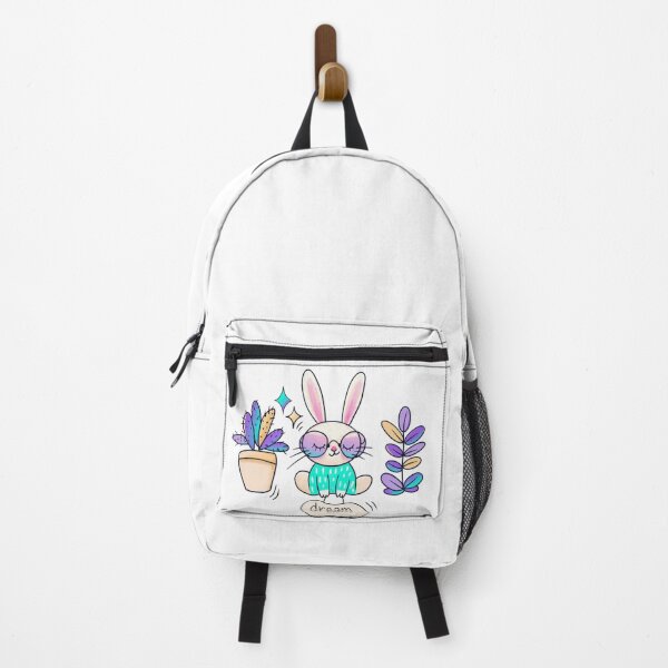 Item preview, Dream rabbit cute sticker design, decorative illustration designed and sold by NatalkaP.