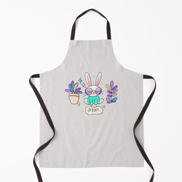Item preview, Dream rabbit cute sticker design, decorative illustration designed and sold by NatalkaP.