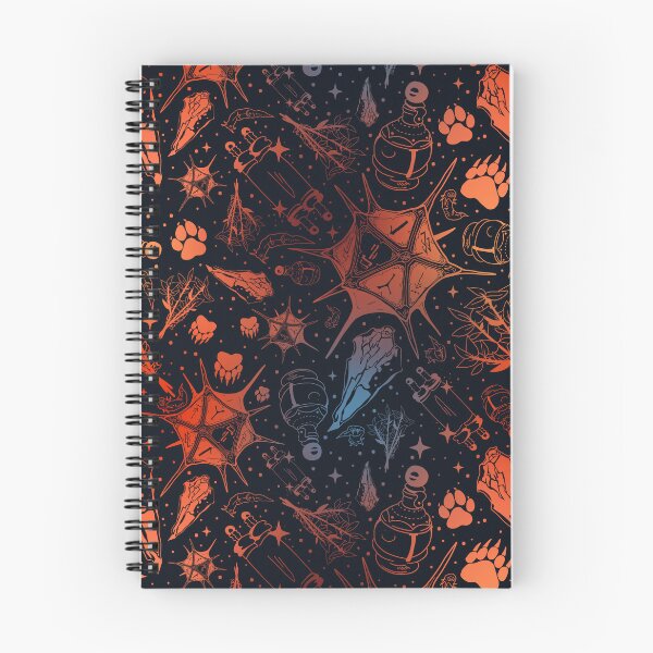 Item preview, BG3 Pattern [red & blue ver.] Astarion Shadowheart Druid Potion Netherstone Worm Parasite Scroll DnD Gaming designed and sold by SugaredTea.