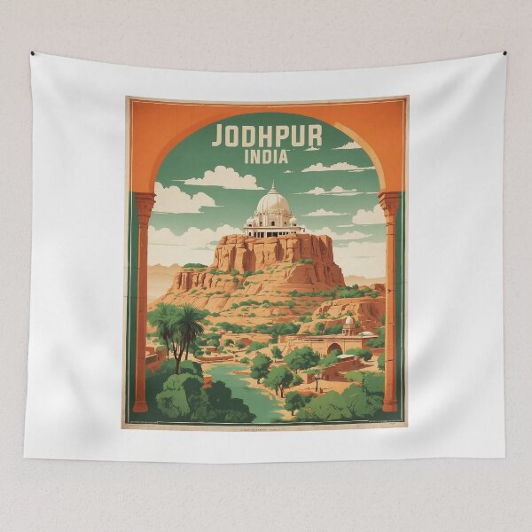 Artikelvorschau, Jodhpur Indien Vintage Reisetourismus entworfen und verkauft von TravelersGems.