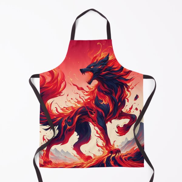 Item preview, Lava Fire Wolf, Ai Generated Art  designed and sold by ACC .