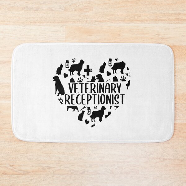 Item preview, Veterinary Receptionist Love designed and sold by TeesYouWant.