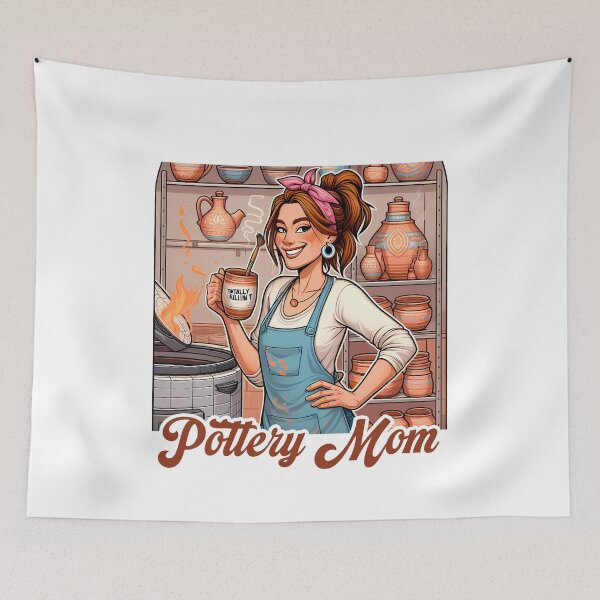 Item preview,  Pottery Mom - Funny Mothers Day Gifts for Moms Who Love Pottery designed and sold by JUSTBEELEGANT.
