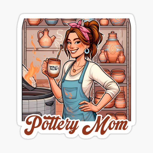 Item preview,  Pottery Mom - Funny Mothers Day Gifts for Moms Who Love Pottery designed and sold by JUSTBEELEGANT.