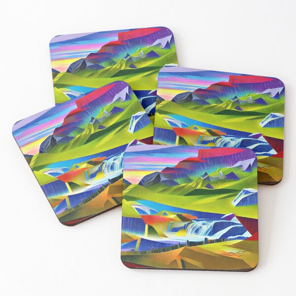 Item preview, Landscape with waterfall 2 designed and sold by George Hutton Hunter.