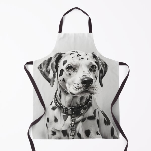 Item preview, Black and white Dalmatian pencil drawing designed and sold by Pencil-Art.