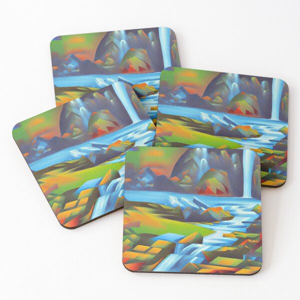 Item preview, Landscape with waterfall 3 designed and sold by George Hutton Hunter.