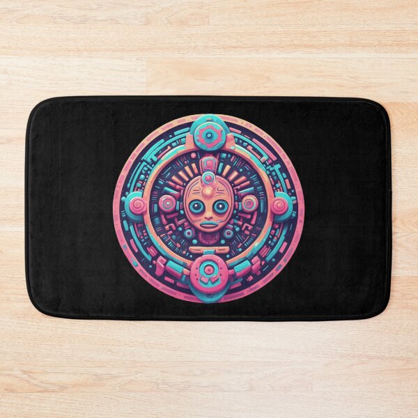 Item preview, Kawaii Cute Tribal Disc, Mayan Design, Pastel Goth designed and sold by Burn-Ego.