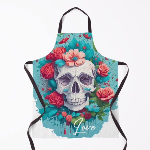 Item preview, A Romantic Skull with Flowers designed and sold by Magic-almix.