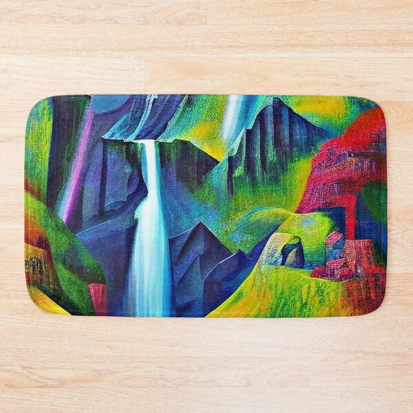 Item preview, Landscape with waterfall 4 designed and sold by George Hutton Hunter.