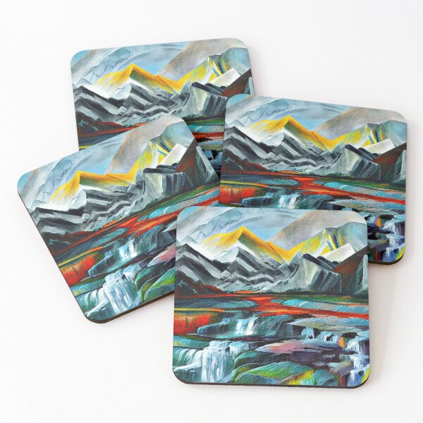 Item preview, Landscape with waterfall 5 designed and sold by George Hutton Hunter.