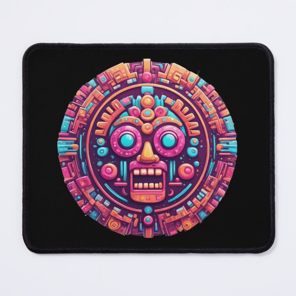 Item preview, Kawaii Cute Tiki Disc, Mayan Design, Pastel Goth designed and sold by Burn-Ego.