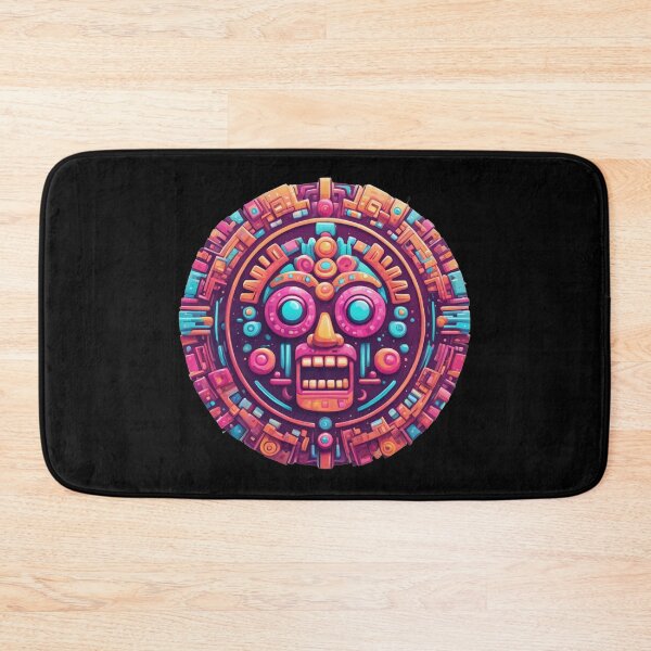 Item preview, Kawaii Cute Tiki Disc, Mayan Design, Pastel Goth designed and sold by Burn-Ego.