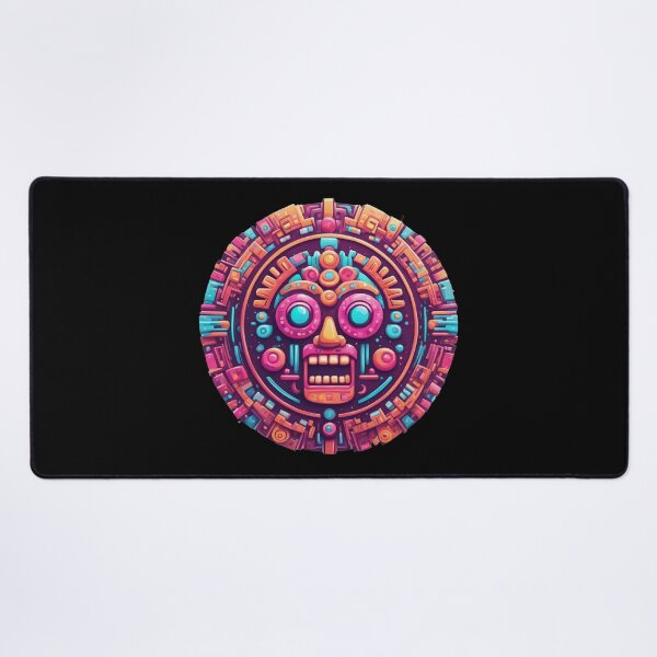 Item preview, Kawaii Cute Tiki Disc, Mayan Design, Pastel Goth designed and sold by Burn-Ego.