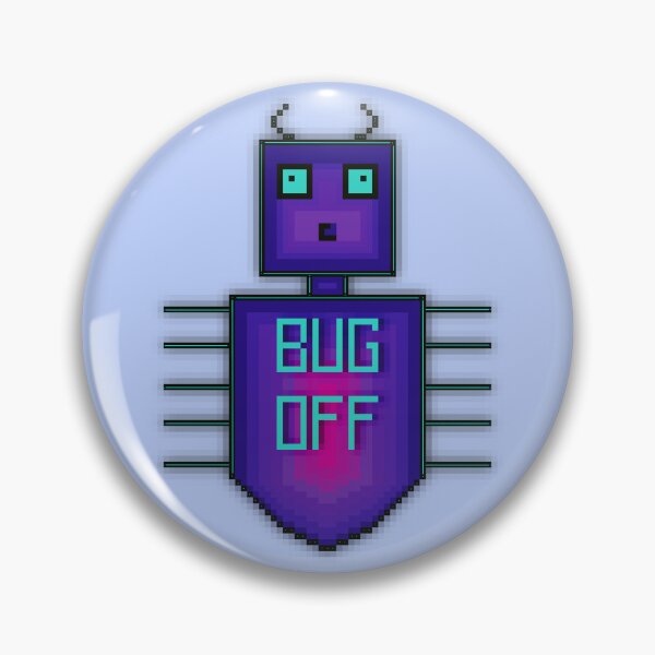 Artikelvorschau, Bug Off Pixelated bug from ByteMode entworfen und verkauft von ByteMode.