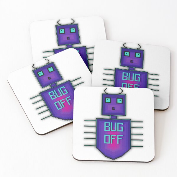 Item preview, Bug Off Pixelated bug from ByteMode designed and sold by ByteMode.