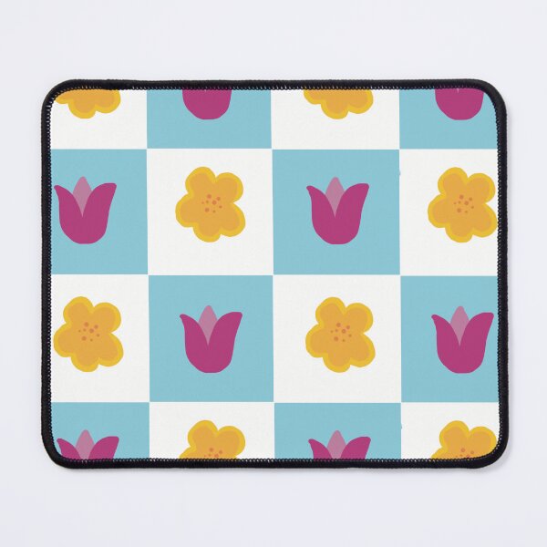 Item preview, Flower checked square designed and sold by Nic Warner.