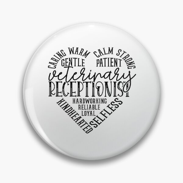 Item preview, Veterinary Receptionist Love designed and sold by TeesYouWant.