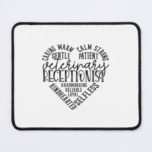 Item preview, Veterinary Receptionist Love designed and sold by TeesYouWant.