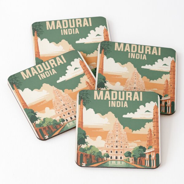 Item preview, Madurai India Vintage Travel Tourism  designed and sold by TravelersGems.