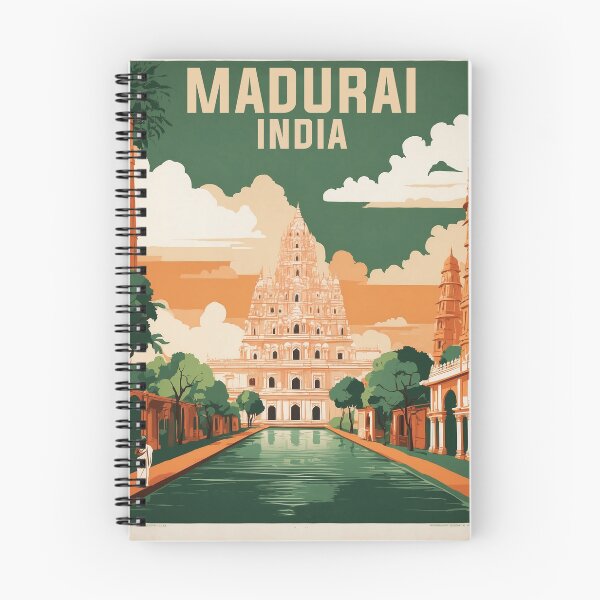 Item preview, Madurai India Vintage Travel Tourism  designed and sold by TravelersGems.